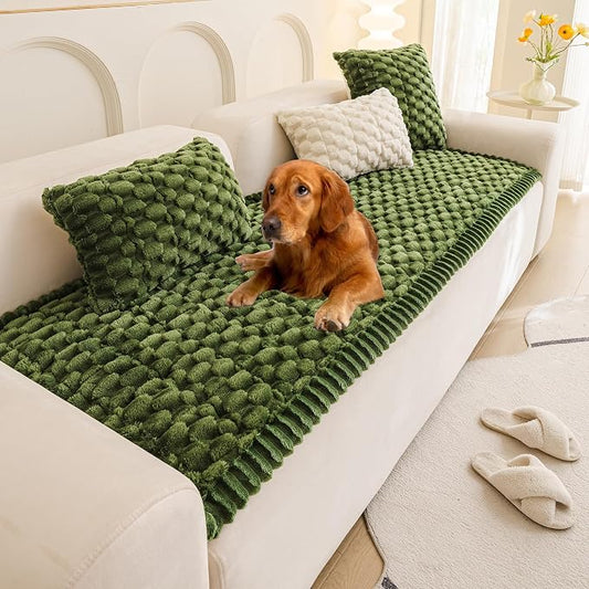 Pet Couch Cover Washable Sofa Protector Covers for Dogs Non Slip Dog Mat | Thick Flannel & Anti-Slip Backing, Protects Furniture from Pet Hair, Dirt and Messes, Fits Leather & Fabric Sofa and Loveseat by Mivnue