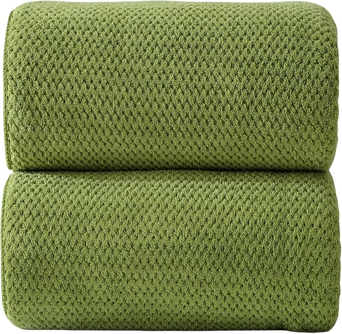 40x80 Inches Bath Sheets Towels for Adults Oversized Bath Towels Extra Large Luxury Super Soft Absorbent Quick Dry Microfiber (Sage Green, 2PCS) by Akzpe