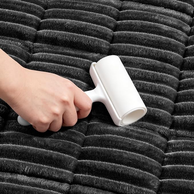 SUBRTEX Couch Cover for Dogs, Non-Slip Sofa Mat Washable, Thick Sofa Slipcover Cushion Protector Pet-Friendly (Black, 27.6"x82.7") - Image 5