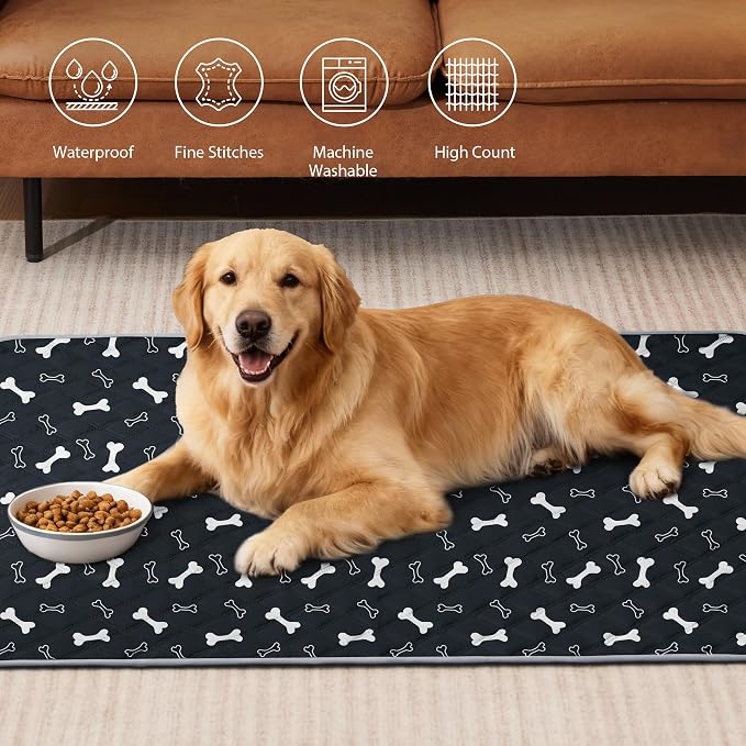 Eterish Reusable Washable Pee Pads for Dogs Large/Extra Large 36'' x 41'' 2 Pack, Absorbent Pet Puppy Dog Training Pads Non-Slip, Waterproof Whelping Potty Pads for Dogs Leak-Proof - Image 2