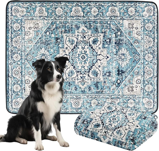 Thicken Washable Pee Pads for Dogs, Waterproof Reusable Pee Pads for Dogs，54"x72" Super Absorbent Leakproof Dog Pads, Non-Slip Potty Pads for Floor, Crate, Couch, Whelping Pads Pet Supplies by Dogcator