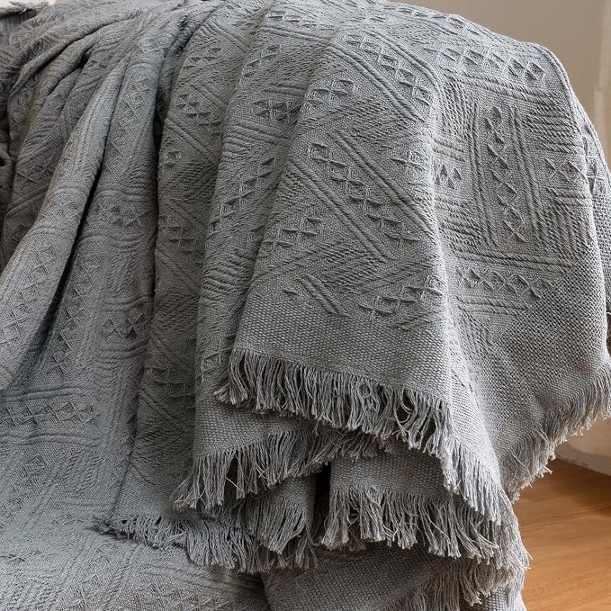 HOMERILLA Sectional Couch Covers for Sectional Sofa L Shaped Sofa Cover Blanket 2 Pieces L Shape Furniture Protector for Pets Dogs (Dark Grey, XX-Large) | Washable Fabric, Anti-Pet Hair, Stain & Wear Resistant, Multiuse Sofa Blanket Protector, Pet Frie... - Image 7