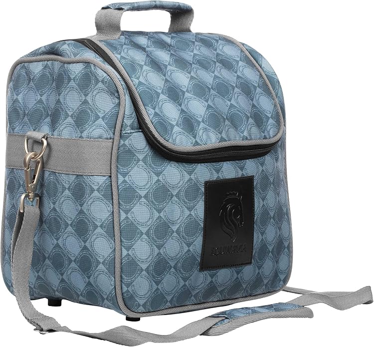 Equinavia Darby Zip Top Equestrian Horse Grooming Bag with Shoulder Strap | 6.5" x 11" x 13" by Equinavia