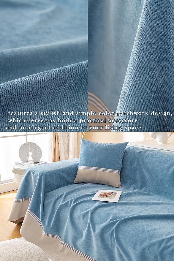 Waterproof & Anti-Slip Sofa Cover - Cat & Dog Claw-Resistant Furniture Protector, Stylish Scratchproof Couch Cover for Pets, Universal Fit Most Couche(XXLarge,78"X133") - Image 2