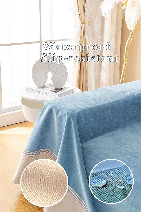 Waterproof & Anti-Slip Sofa Cover - Cat & Dog Claw-Resistant Furniture Protector, Stylish Scratchproof Couch Cover for Pets, Universal Fit Most Couche(XXLarge,78"X133") - Image 4