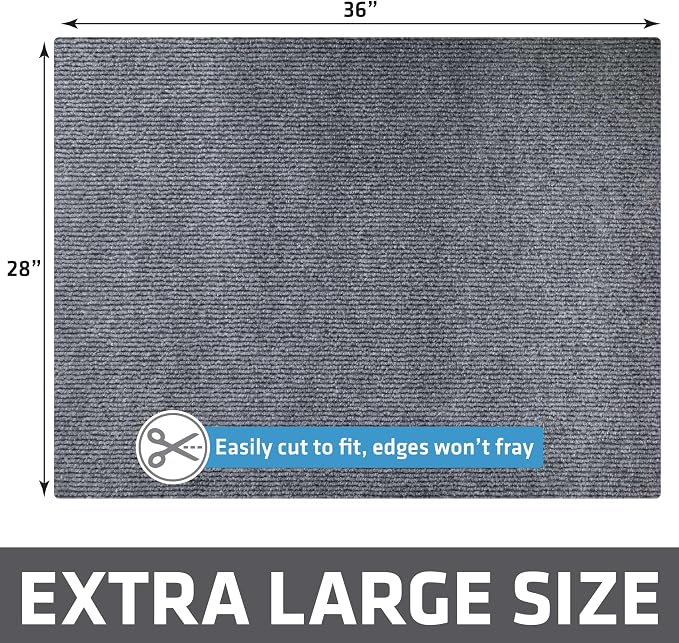 Drymate Cat Litter Box Mat, Litter Trapping Mat, Grey, 28x36 XL | Waterproof, Urine-Proof, Absorbent, Machine Washable, Soft on Paws, Contains Mess, Protects Floors, Kitten Supplies, USA Made - Image 6