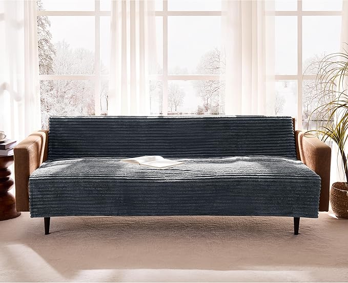 Waterproof Couch Cover for Dogs Non-Slip, Fuzzy Soft Pet Couch Covers for Sofa, Pet Friendly Area Rug Dog Bed Covers Washable Sofa Cover Mat (Titanium Gray, 58" x 82" 1 Pack) by Meider