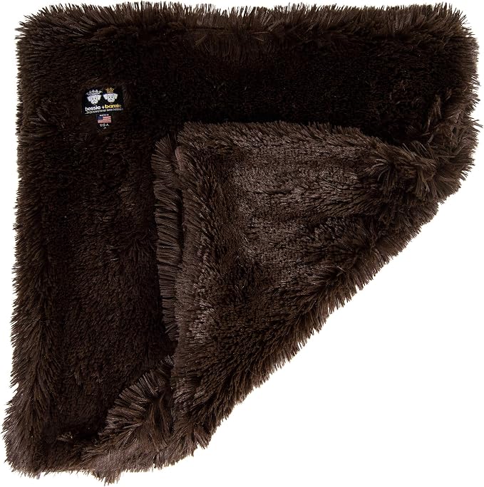 Dog Blanket – Soft Reversible Puppy Blanket for Crate, Couch, and Travel – Machine Washable Pet Blanket for Dogs by BessieBarnie