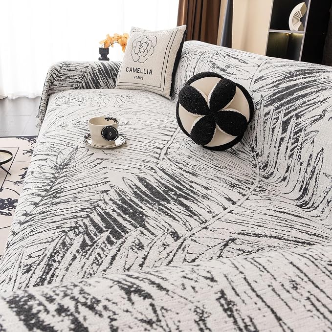 ROOMLIFE Couch Cover Boho Sofa Covers for 3 Cushion Couch Washable | Furniture Protector Sofa Couch Cover for Dogs, Soft Breathable Sofa Slipcover, Couch Throw Blankets with Tassels 71''X134'' - Image 8