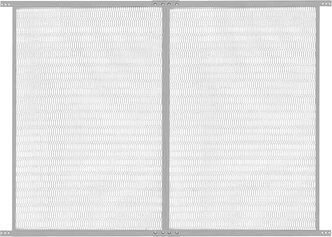 Guardian Steel Pet Grille Rv Screen Door Protector for Dogs Pets Cats Scratch Protector Replacement (Grey, 48 Inch) Screen Door Guard Pet Proof Screen Door by GuardianBuilt