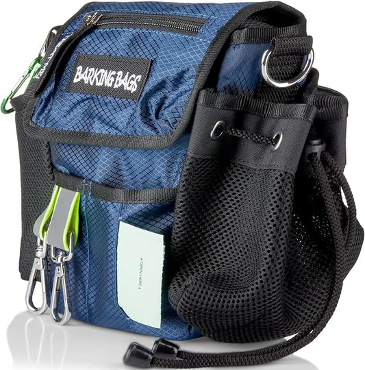 | The Original Dog Walking Bag | As Seen On Dragons’ Den | Lightweight & Practical Design | Carry Dog Toys, Dog Treats, Poop Bags & More With Ease | Extendable Shoulder Strap & Waistband by Barking+Bags