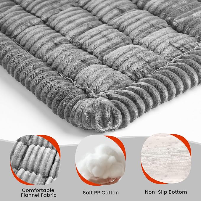 HiPetpy Backseat Dog Bed Mat for Car, Non-Slip Dog Bed for Car Back Seat, Soft & Cozy Dogs Blanket, Washable Travel Pet Mat Seat Protector for Cars, SUVs, Trucks - Image 3