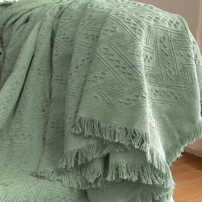 HOMERILLA 2 Piece Sectional Couch Cover for L Shape Sofa Sage L | Washable Fabric, Anti-Pet Hair, Stain & Wear Resistant, Multiuse Sofa Blanket Protector, Pet Friendly Easy Installation - Image 7