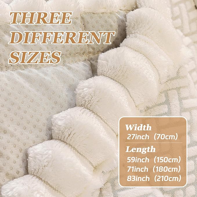 Plush Couch Cover for Dogs – Non Slip Pet Sofa Protector, Ultra Soft Washable Couch Cover for Pets, Anti-Slip Backing Furniture Protector for Cats & Dogs, Fits Standard & L-Shape Sofas (Only1PC ) - Image 5