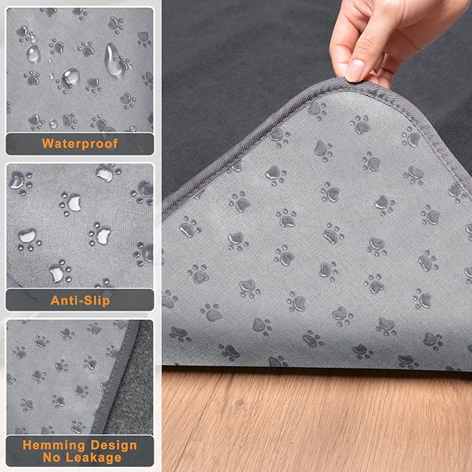 LOOBANI Washable Pee Pads for Dogs, 2 Pack Non-Slip and Leak-Proof,48"x65" | Super Absorbent Reusable Dog Pee Pads, Machine Washable, Extra Large for Whelping, Crate, Playpen, Floor, Housebreaking - Image 4