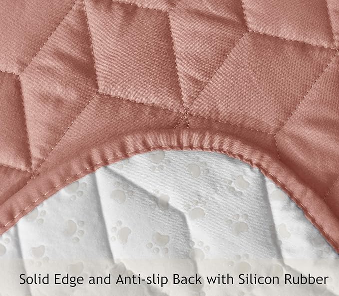 Ameritex Waterproof Nonslip Recliner Cover Christmas Decor Stay in Place, Dog Couch Recliner Cover Furniture Protector for Pets and Kids (Pink, 30'') - Image 6