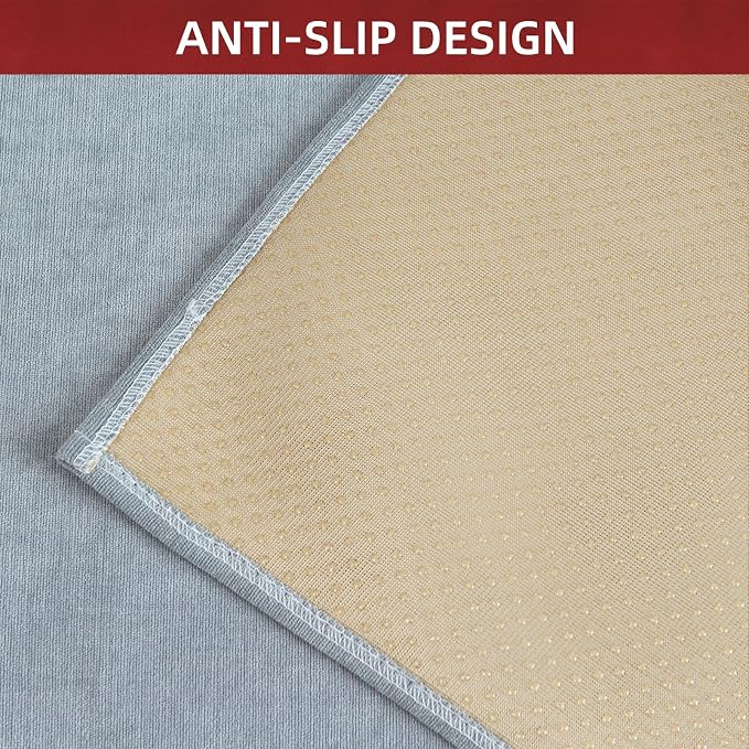 Couch Cover Sectional Couch Covers Non Slip Sofa Covers Washable for 3 Cushion Couch L Shaped Couch Protector Sofa Slipcovers for Kids Dogs Pets,Chenille,Light Gray,28''x59''(Only 1 Piece) - Image 5