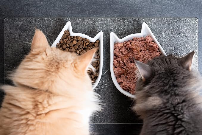USA Made Pet Bowl Mat, Waterproof, 30 x 47 Inch, 2mm Thick Pebbled Vinyl, Best Floor Protection, Pet Feeding Mat - Image 5