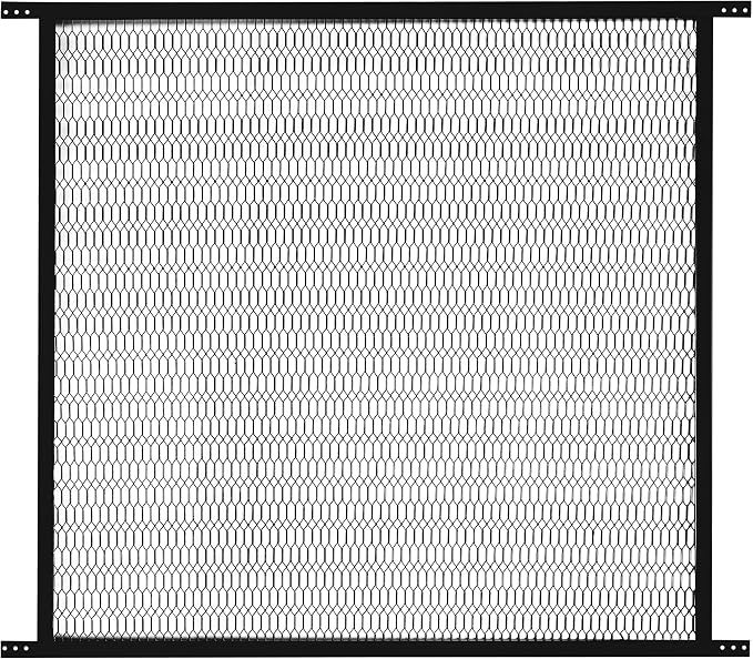 Guardian Steel Pet Grille Screen Door Protector for Dogs Pets Cats Scratch Protector Replacement (Black 30 Inch) Screen Door Guard Pet Proof Rv Screen Door Grill Guards (Black, 30 inch) by GuardianBuilt