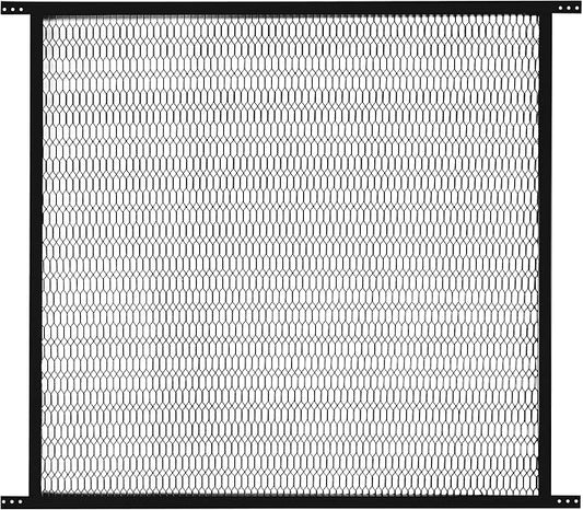 Guardian Steel Pet Grille Screen Door Protector for Dogs Pets Cats Scratch Protector Replacement (Black 30 Inch) Screen Door Guard Pet Proof Rv Screen Door Grill Guards (Black, 30 inch) by GuardianBuilt