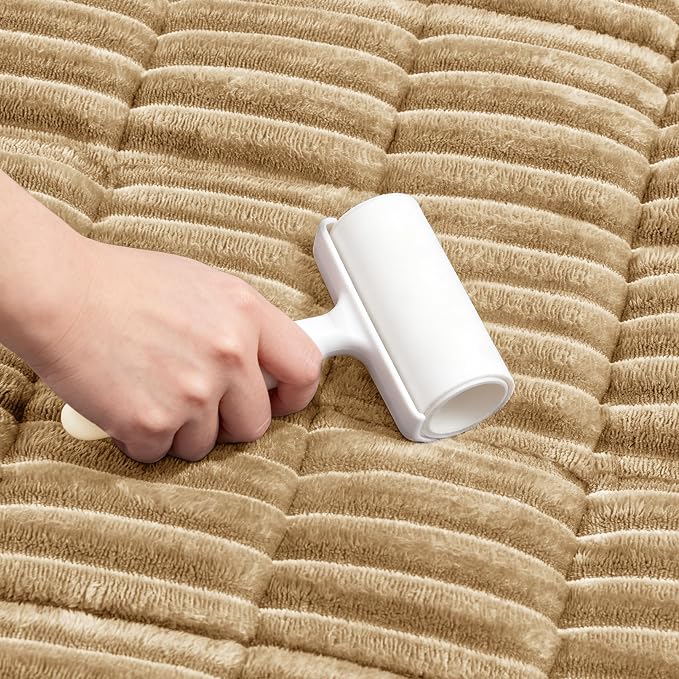 SUBRTEX Couch Cover for Dogs, Non-Slip Sofa Mat Washable, Thick Sofa Slipcover Cushion Protector Pet-Friendly (Coffee, 27.6"x70.9") - Image 5