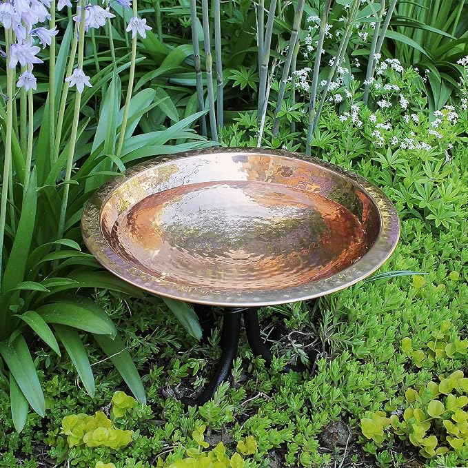 Achla Designs Burnt Copper Birdbath Bowl - Image 8