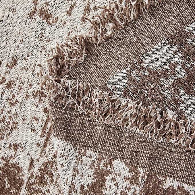 STACYPIK Boho Geometric Abstract Couch Cover for Dogs, Minimalist Artistic Sofa Cover Blanket, Non Slip Chenille Throw Slipcover for Living Room, Washable Furniture Protector for 3 Seater-71X150IN - Image 8