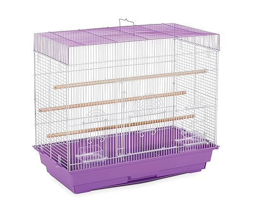 Prevue Pet Products SP1804-3 Flight Cage, Lilac/White,26" L x 14" W x 22 1/4" H by PrevuePetProducts
