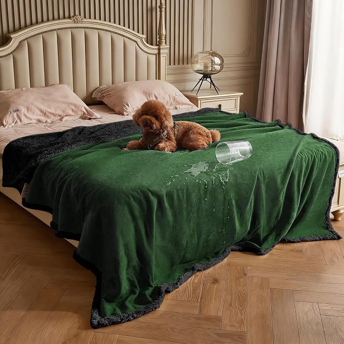 Kritter Planet Waterproof Reversible Pet Blanket for Dogs and Cats | 60 x 80 Inch, Waterproof Cover for Sofa and Bed, Washable Protection Against Fur, Dirt, Scratches and Everyday Messes by KritterPlanet