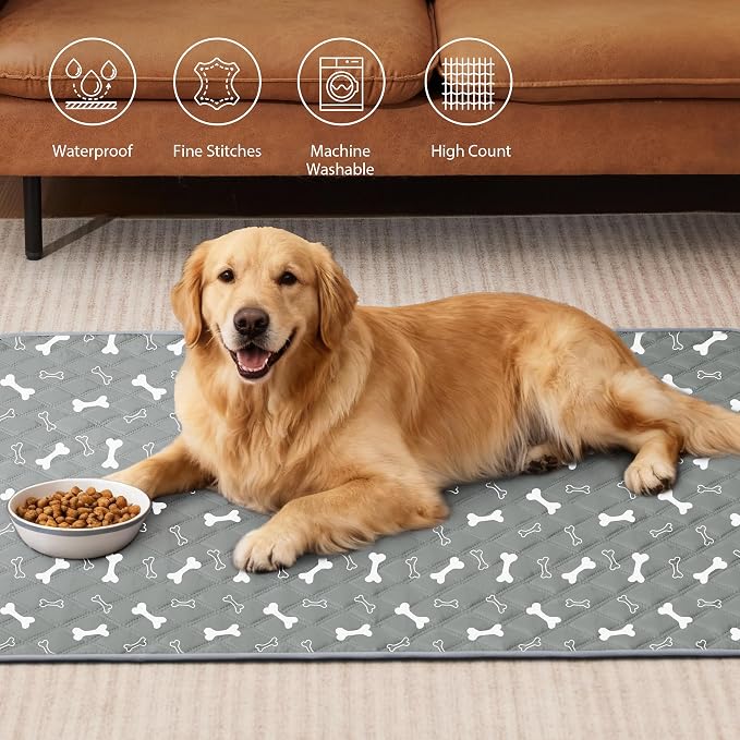Eterish Reusable Washable Pee Pads for Dogs Large/Extra Large 36'' x 41'' 2 Pack, Absorbent Pet Puppy Dog Training Pads Non-Slip, Waterproof Whelping Potty Pads for Dogs Leak-Proof - Image 2