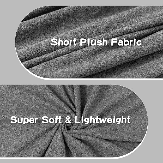 MEETSKY Chair Cover Cat Scratch Proof Recliner Chair Covers, Oversized Armchair Sofa Covers Washable Sofa Slipcover for Single Couch, Soft Small Couch Slipcover for Pets Dogs, 71" x 91", Grey - Image 5