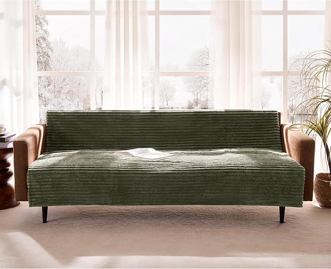 Waterproof Couch Cover for Dogs Non-Slip, Fuzzy Soft Pet Couch Covers for Sofa, Pet Friendly Area Rug Dog Bed Covers Washable Sofa Cover Mat (Sage Green, 58" x 82" 1 Pack) by Meider