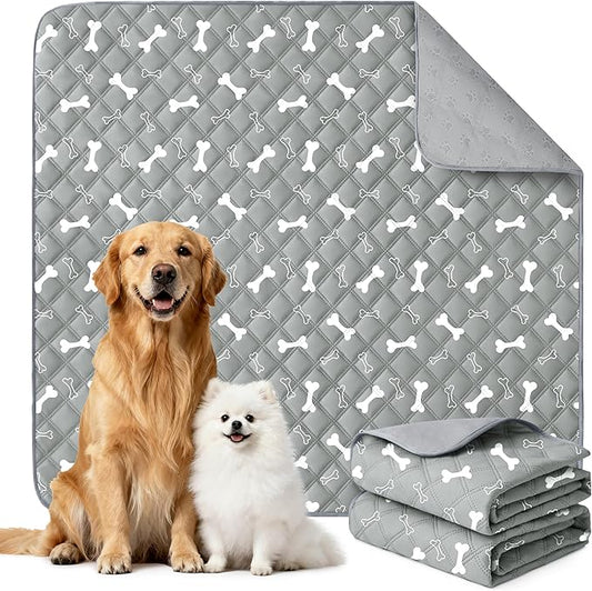Eterish Reusable Washable Pee Pads for Dogs Large/Extra Large 36'' x 41'' 2 Pack, Absorbent Pet Puppy Dog Training Pads Non-Slip, Waterproof Whelping Potty Pads for Dogs Leak-Proof by Eterish