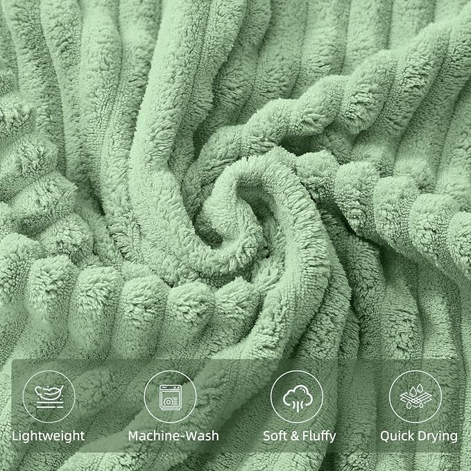 2 Piece Bath Sheets, 40"x80" Bath Towels, Sage Green | Extra-large size, Quick dry, Highly Absorbent, Lint Free，shower towels for bathroom gym spa，Big and Tall users - Image 5