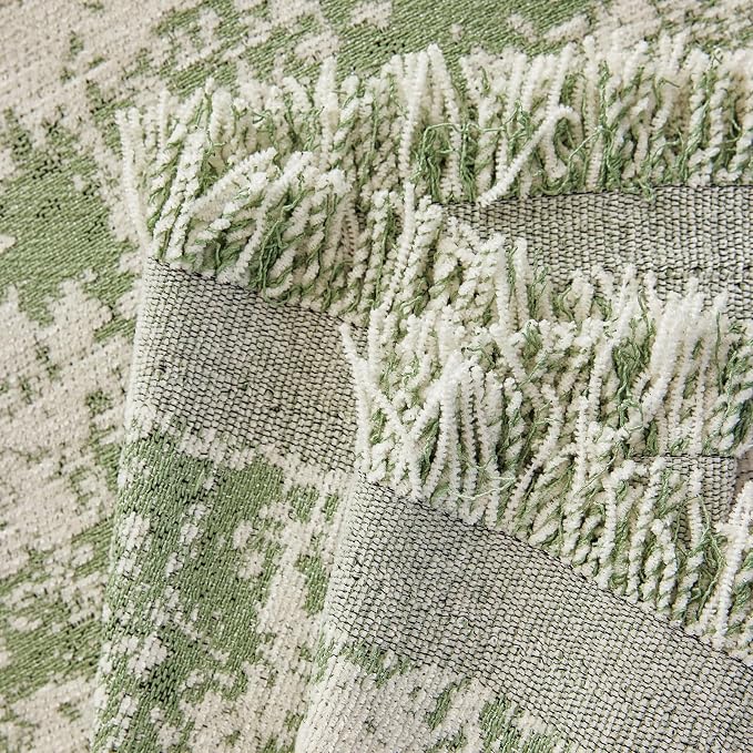 STACYPIK Boho Couch Cover Sofa Cover Washable, Abstract Geometric Sofa Covers for 3 Cushion Couch, Modern Aesthetics Green Jacquard Sofa Slipcover for Loveseat Pet Couch Covers for Sectional-71X150IN - Image 7