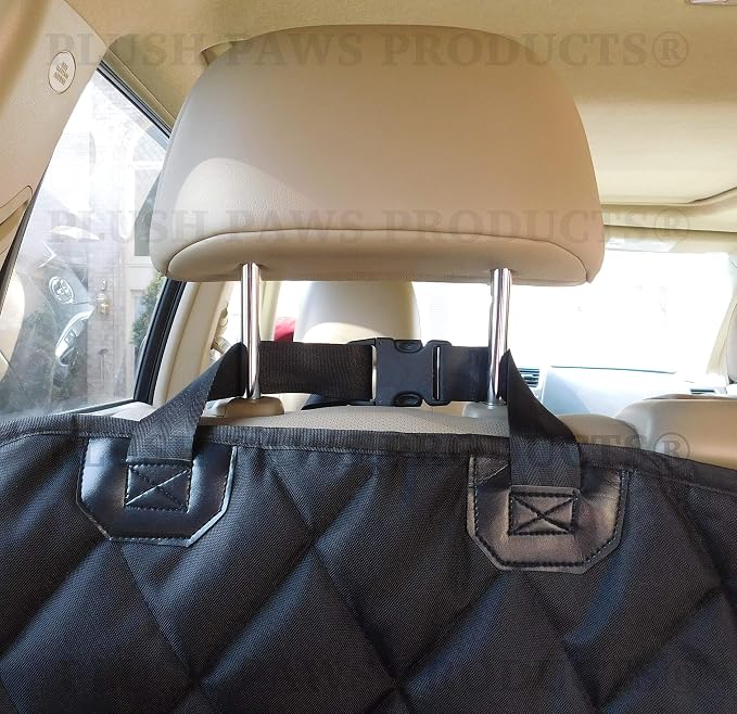 Plush Paws Products Premium Cargo Liner Protector & Bumper Flaps | Washable & Waterproof Cargo Liner Cover for Car, Truck, & SUV | Nonslip, Tear Resistant Pet Cargo Liner | X-Large Tan - Image 4