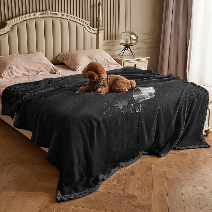 Kritter Planet Waterproof Reversible Pet Blanket for Dogs and Cats | 60 x 80 Inch, Waterproof Cover for Sofa and Bed, Washable Protection Against Fur, Dirt, Scratches and Everyday Messes by KritterPlanet