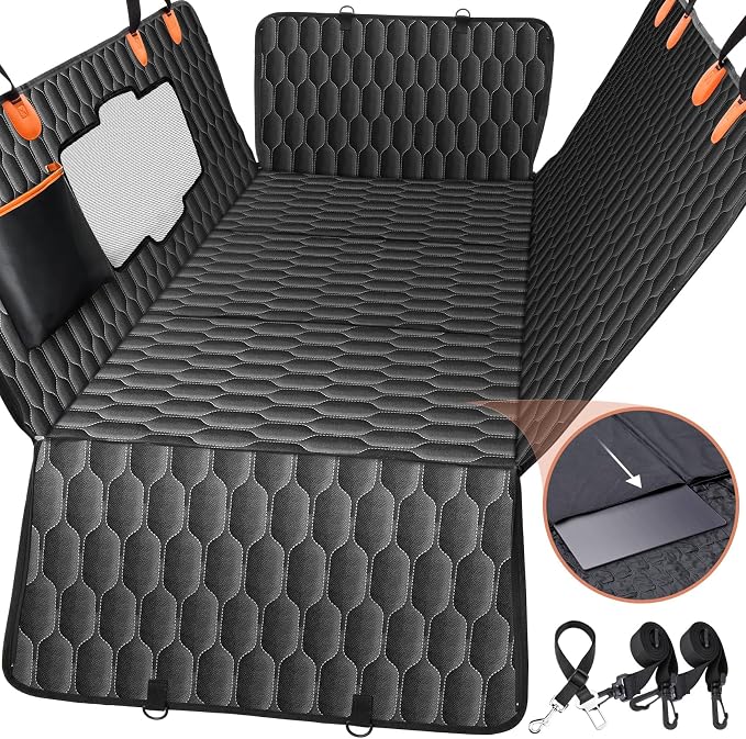 Chumajor XL Back Seat Extender for Dogs, Hard Bottom, Waterproof,400 lb | Dog Hammock for Car Creates a Stable, Comfortable Back Seat Platform for Dogs During Every Ride - Image 9