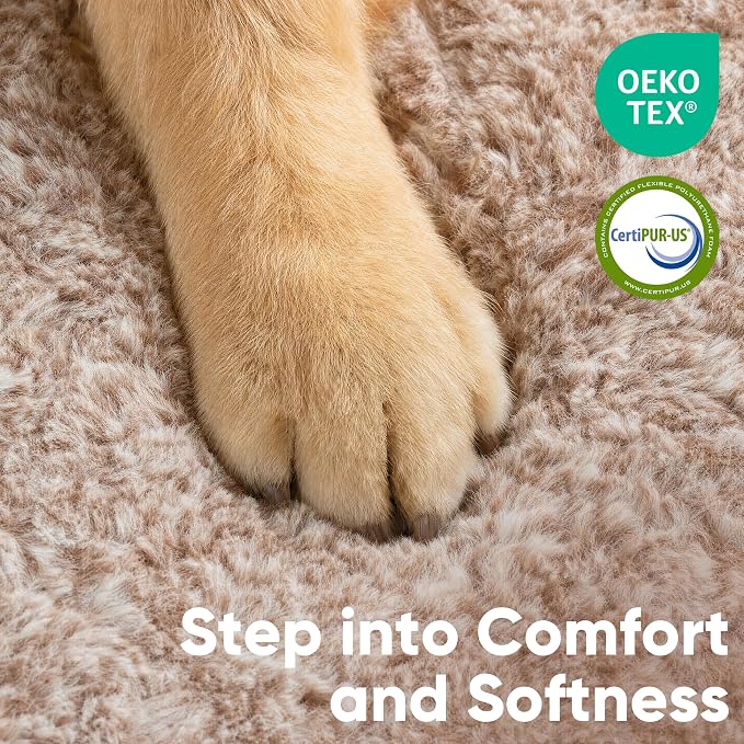 FUKUMARU Large Thickened Dog Couch Bed, Orthopedic, Waterproof & Washable | Heavy Duty Dog Sofa with 4" Extra-Thick Egg-Crate Foam, Relieves Joint Pressure, Fully Removable, Fits Medium to Large Dogs - Image 8