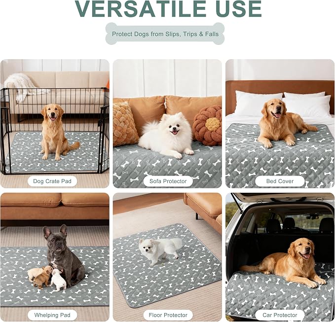Eterish Reusable Washable Pee Pads for Dogs Large/Extra Large 36'' x 41'' 2 Pack, Absorbent Pet Puppy Dog Training Pads Non-Slip, Waterproof Whelping Potty Pads for Dogs Leak-Proof - Image 6