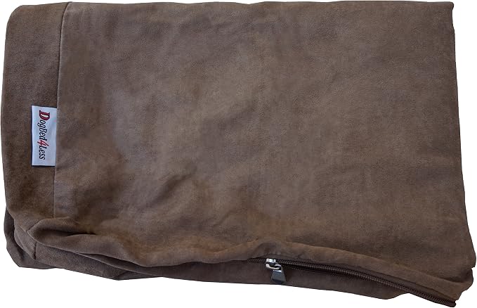 Dogbed4less XL Memory Foam Dog Bed for Medium Large Dogs with Orthopedic Comfort, Waterproof Liner and Brown Washable Pet Bed Cover 47X29 Pillow - Image 6