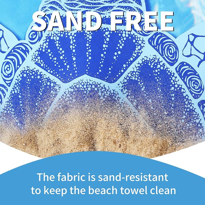 Microfiber Beach Towel Oversized 71x32 Multiple with Bag 4 Pack Bulk | Thin Lightweight Sand Free Absorbent Quick Dry Large for Travel Pool Swim Bath Cruise Sports Camping Essentials Adults Gifts - Image 5