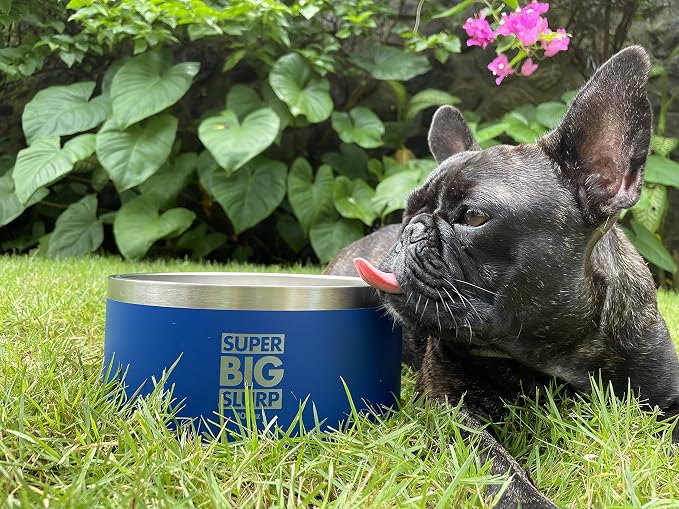 Tuff Pupper 100 oz Heavy Duty Insulated Stainless Steel Dog Bowl for Large Dogs, Non-Slip Base, Dishwasher Safe - Image 7
