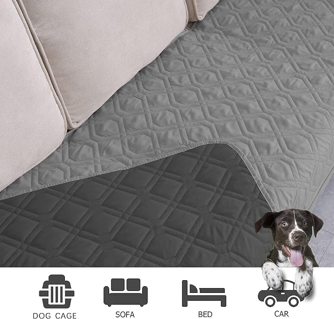 Ameritex Waterproof Dog Bed Cover Pet Blanket for Furniture Bed Couch Sofa Reversible - Image 3