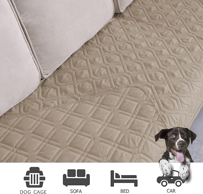 Ameritex Waterproof Blanket Reversible Dog Bed Cover Pet Blanket for Furniture Bed Couch Sofa - Image 3