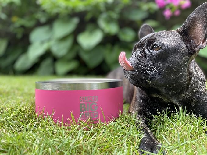 Tuff Pupper 100 oz Heavy Duty Insulated Stainless Steel Dog Bowl for Large Dogs, Non-Slip Base, Dishwasher Safe - Image 8