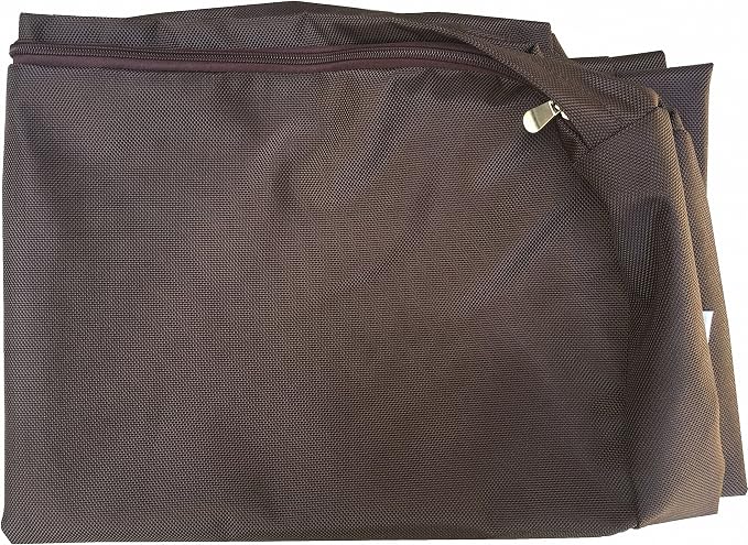 Dogbed4less Orthopedic Waterproof Heavy Duty Gel Cool Memory Foam Dog Bed for Large pet, Nylon Cover in Brown, Jumbo 55"X47"X4" - Image 8