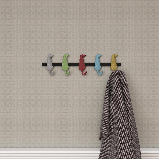 Metal Dog Wall Hooks 19"W, 5"H - 55513 - Image 9