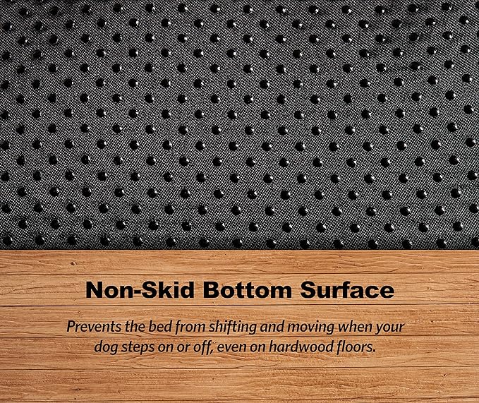 MidWest Homes for Pets XL QuietTime Deluxe Mocha Ombré Swirl Plush Pet Bed, Machine Washable, Non-Skid Bottom, Soft Crate Mat for 48-inch Crates - Image 5