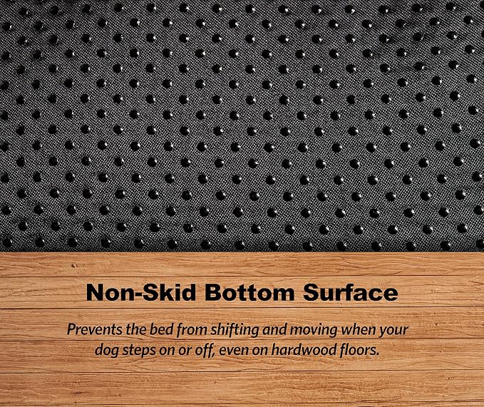 MidWest Homes for Pets XL QuietTime Deluxe Gray Ombré Swirl Plush Pet Bed, Machine Washable, Non-Skid Bottom, Soft Crate Mat for 48-inch Crates - Image 6